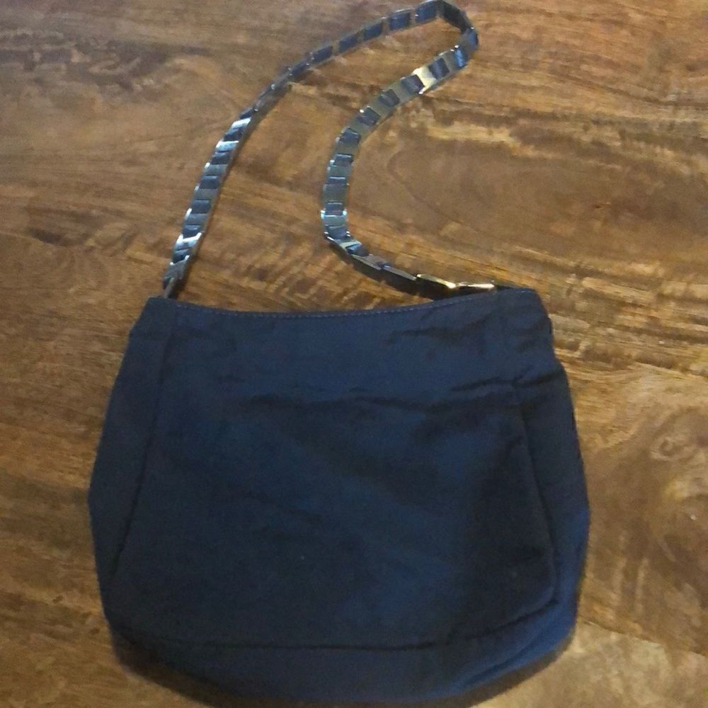 MAXX NEW YORK black nylon handbag